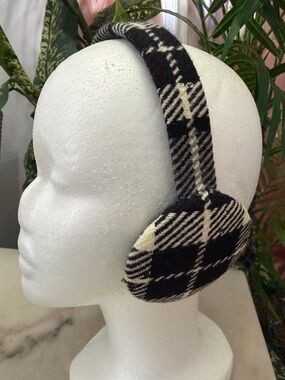 J. Crew Over-Ear Headphones in Black and Cream